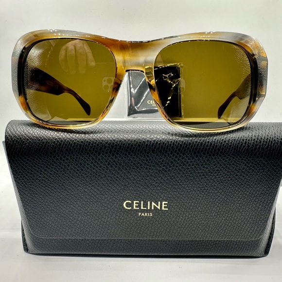 Celine Square Sunglasses.Model CL400491  55E 🏆100% Automatic Italy🇮🇹‼️ - Picture 2 of 15
